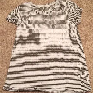 Black and white striped t shirt